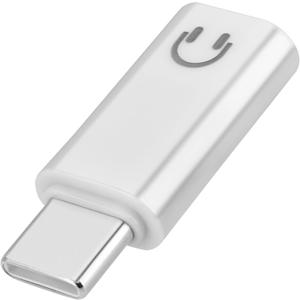 USB C to Light-ning Earphone Audio Converter, USB C Male to Light-ning Female Headphone Adapter Support Line Control for iPhone 16/15, iPad Pro/Air, MacBook (Only for Headphone, No Charge)