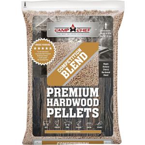 Camp Chef Competition Blend BBQ Pellets, Hardwood Pellets for Grill, Smoke, Bake, Roast, Braise and BBQ, 20 lb. Bag