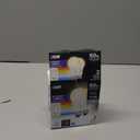 Feit Electric A19 LED Light Bulb, 60W Equivalent, Dimmable, Color Selectable 6-Way, 5CCT, E26 Medium Base, 90 CRI, 800 Lumens, 22-Year Lifetime, Damp Rated Lightbulb OM60DM/6WYCA/2, 2 Bulbs