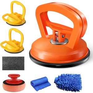 Paintless Dent Repair Kit – 7-Piece Car Dent Puller Set with Suction Cups, Polishing Pad & Cleaning Accessories for Auto Body Dents & Scratches