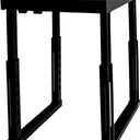 Piffny Locker Organizer Shelf Adjustable Width and Height, Stackable, Ideal Locker Shelf for School, Office, Gym Lockers, or Even Kitchen Cabinets & Under Sink Organization (Black)