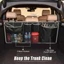 Car Trunk Storage Organizer, Waterproof Car Seat Organizer Backseat, Oxford Cloth & 8-Pocket, Collapsible Interior Accessories for SUV Truck MPV Van