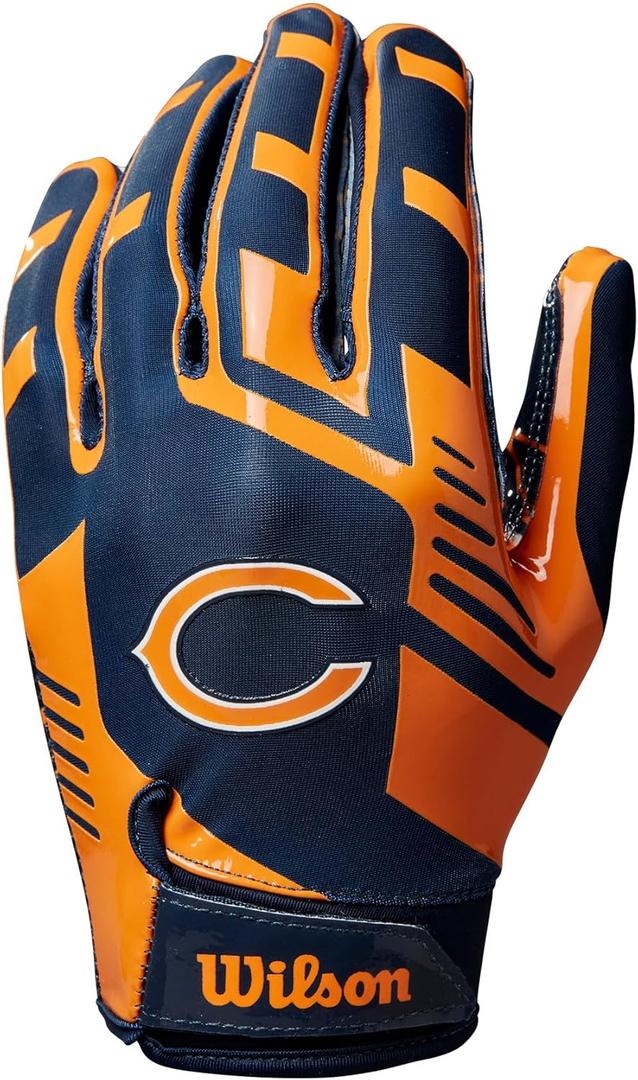 Wilson NFL Stretch Fit Football Gloves Youth and Adult Sizes