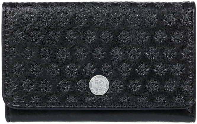 Roxy Women's Wallet | ID Window | Passport Window | Zip Closure | Card Slots | Travel | Everyday Carry | Faux Leather