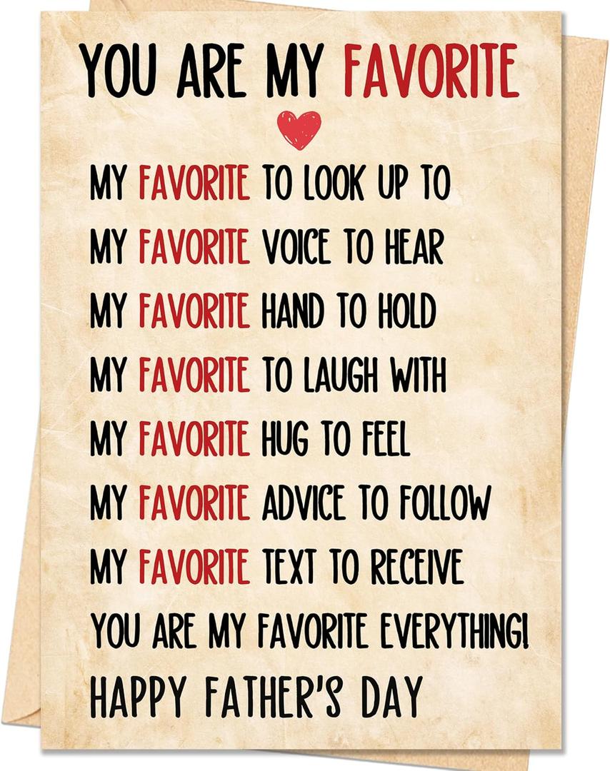 3 x IDU Fathers Day Card,Fathers Day Cards Gifts Decorations for Dad from Daughter Son,Happy Father's Day Card Gifts Ideas with Envelope,Appreciation Love Gift for Dad