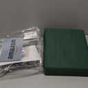 Andency Queen Sheets Set, 100% Viscose Derived from Bamboo, Cooling Summer Bed Sheets Queen Size, Deep Pocket Up to 16", Silky Soft Sheets, Hotel Bedding Sheets & Pillowcases, Dark Emerald Green