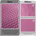 IR Imperial Rooms King Quilt Bedding Set Size (106" x 96") + 2 Pillow Shams (20" x 36"+ 2") - 3 Pcs All Season Lightweight Reversible Microfiber Coverlet Embossed Quilt Bedspread (Purple)