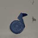 Ribbli Ocean Blue Velvet Ribbon 1.5 Inch Handmade Frayed Vintage Christmas Ribbon for Gift Wrapping Christmas Tree Ornament Wreath Craft Home Decor -3 Yards