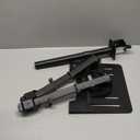 Monitor and Laptop Mount, Monitor Arm with Vented Tray for 13" to 27" LCD Computer Screens and Notebook up to 17 inch, Fully Adjustable Laptop Mount Stand Holds up to 17.6lbs