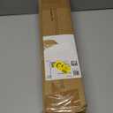 Warm Gold Curtain Rods for Windows 48 to 84 Inches Adjustable Length Heavy Duty 1" Diameter Brass Window Curtain Rod with Solid Metal Finials for Outdoor Farmhouse Bedroom Kitchen Living Room