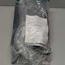 Periscope Dryer Vent Kit 0-5" Adjustable Dryer Vent for Tight Space - BLACK with 2 Clamps & Foil Tape