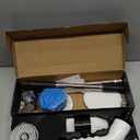 Electric Spin Scrubber, Cordless Cleaning Brush Scrubber for Home, 8 Replaceable Brush Heads-90Mins Work Time, 3 Adjustable Size, 2 Speeds for Bathroom Shower Bathtub Glass Car (White)