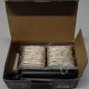 Twinkle Star 2 Pack Solar Christmas Lights Outdoor, Total 80 FT 240 LED Solar Powered Christmas Fairy Lights Waterproof with 8 Modes for Patio Garden Party Backyard Wedding Decorations Multicolor