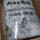 LIVEBOX Washable Area Rug 8x10 - Large Vintage Tribal Living Room Rug Oriental Rugs for Bedroom, Non-Slip Retro Medallion Carpet Print Distressed Rugs for Dining Room Home Office Sage
