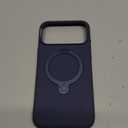 TORRAS Q3 Silicone 360 Spin for iPhone 17 Pro Case with Stand, Fit for MagSafe, Magnetic Ring Kickstand with Camera Control, Liquid Silicone Rubber Soft Phone Case for iPhone 17 Pro 6.3'', Deep Blue