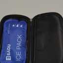 TSA Approved Insulin Cooler Travel Case Medication Cooler for Travel with Temperature Display Diabetic Medication Organizer Medical Travel Cooler Bag with 2 Ice Pack (Orange)