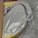 My Brest Friend Super Deluxe Nursing Pillow - Enhanced Comfort & Ergonomic Breastfeeding Pillow for Ultimate Support For Mom & Baby - Adjustable and with Handy Side Pocket, Platinum