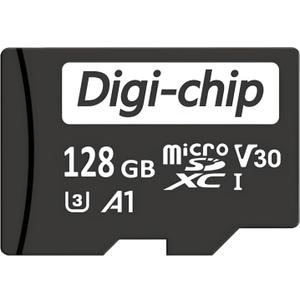 128GB Micro SD Memory Card for Tapo Cameras, Class 10 UHS-1 V30 Video High Speed Tapo Camera Memory Card for Wi Fi Security Cameras