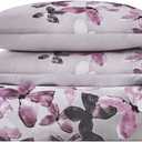 Vince Camuto Lissara Multi Cotton 2-Piece Twin XL Comforter Set, Glam Themed, for Men and Women, Oeko-TEX Certified Confidence