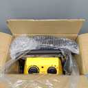 Greenhouse Heater with Digital Thermostat, Grow Tent Heaters, Overheat Protection, Fast Heating for Green House, Flower Room, Yellow