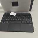 for iPad mini 7 (A17 Pro, 2024) & Mini 6 (2021) Case with Keyboard, 11-Color Backlit with Smart Trackpad, Magic-Style Keyboard Case for iPad mini 7th 6th Gen 8.3-inch, Black