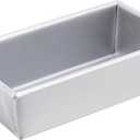 Chicago Metallic Commercial II 1-Pound Loaf Pan, Heavy-Weight Aluminized Steel, Professional Bread Baking Pan with Wire Reinforcement (8.5 x 4.5 x 2.75 Inch)