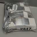 KPOSIYA 100 Pack Favor Boxes 2x2x2 inch Candy Boxes Silver Gift Boxes with Ribbons for Wedding Baby Shower Decorations Birthday Party Supplies