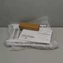 Dog Gate for Small Dogs,Adjustable 18-48" Extra Wide Short Dog Gate for doorways,Low Pet Gate to Step Over for Stairs(White, 10" Height)