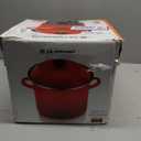 Le Creuset Enamel on Steel Traditional Stockpot, 10 qt., Flame with Stainless Steel Knob, 10 Quarts