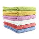 Groko Textiles Small and Lightweight Cotton Towels Assorted Pastel Mix 24 x 40 inches Towels (6) Perfect Size for Hair Drying and Small Children