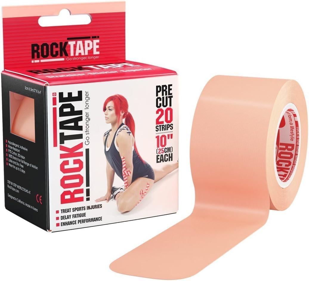 RockTape Original 2-Inch Water-Resistant Kinesiology Tape (Beige)