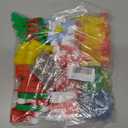 60Pcs Christmas Mini Pop Keychain Fidget Toys Mini Pop Keychain Rainbow Silicone Simple Fidget Toys Fidget Relieve Anxiety Stress Hand Office Desk Toys for Kids Adults