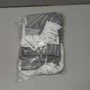 AIDEA Kitchen Towels, Absorbent Dish Cloth for Kitchen, Soft Dish Towels for Home, Multi-Purpose Cloths for Household Cleaning and Drying-8PK, 12x12 (White/Grey)