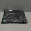 NICETOWN Complete 100% Blackout Curtain, Thermal Insulated & Energy Efficiency Window Drapery with Black Liner, Noise Reducing Short Curtain for Kids Room (Black, 42-inch W by 63-inch L, 1 Panel)