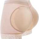 WEICHENS Womens Fake Buttock Briefs Butt Lifter Padded Control Panties Hip Enhancer Underwear Shapewear Boyshort XL