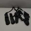 Waterproof Dog Boots for Small/Medium Dogs -Dog Paw Protectors Dog Suspender Boots Anti-Slip Pet Shoes for Outdoor Walking, Reflective Stay-On,Dirt-Proof Comfortable Booties (Black, Small)