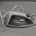 Amazon Basics 1200W 10 Steam Iron, With Non-Stick Teflon Soleplate, 5 Fl Oz Water Tank (150 ML), Auto Shut-Off, Anti-Drip, Anti-Calcification, Thermostat, 6.5Ft Cord, Gray