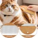 Multifunctional Pet Hair Removal Brush, 4 in1 Cat and Dog Pet Hair Removal Tool, Durable, Reusable, Washable Lint Brush for Furniture, Couch, Carpet, Clothes, Detangling Comb