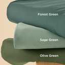 Bedsure Duvet Cover King - Only Includes 1 Duvet Cover (104"x90"), Hotel Luxury Soft Double Brushed All Season Bedding for Kids & Adults, Zipper Closure, Olive Green (No Comforter, No Pillow Shams)