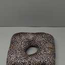 Ear Piercing Pillow for Side Sleepers - Donut Pillow for Ear Pain Relief, Pressure Sores, Adults (One Size, Z.leopard)