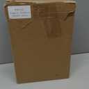 Remerry 3 Pcs 3.5 Inch Mini Succulent Pots with Bamboo Tray White Ceramic Pots Color Your Own DIY Small Planters Containers for Flower Cactus with Drainage Hole for Plant Lover