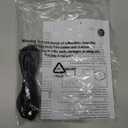 uuffoo 2 Pack Cordless Table Lamp Rechargeable 5000mAH Battery Operated Lights Touch Control LED Portable Desk Lamps 3 Color Dimming for Outdoor Coffee Bedroom Kitchen (Black)