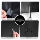 BSZHTECH Leather Repair Tape Self-Adhesive Leather Repair Patch for Couch Furniture Sofas Car Seats Advanced PU Vinyl Leather Repair Kit (Black, 17X79 inch)