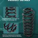 AUTOMUTO 2PCS Rear Suspension Coil Spring Set for 02-17 for Cadillac
