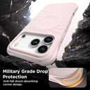 for iPhone 17 Pro Case, Compatible with MagSafe, Screen Protector +[Integrated Silicone Camera Control Button], Shockproof Protective Magnetic Case for iPhone 17 Pro 6.3", Lovely Pink