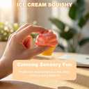 Ice Cream Squishy, Ice Cream Cone Squishy Squeeze Toy, Slow Rising Fidget Toy for Anxiety Relief Everyone, Party Favors Summer Sensory Stress Relief, Birthday Gift