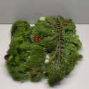 U'Artlines 2PCS Christmas Swag for Front Door, 27.5" Artificial Decorative Swag with Red Berry, Pine Cone, Berries for Indoor & Outdoor Window Wall Fireplace Mantle Home Holiday Xmas Decor Swag