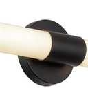 Kira Home Duo 24" Modern Integrated LED (20W) Vanity/Bathroom Light, Linear Design, 3000k Warm White Light, Black Finish