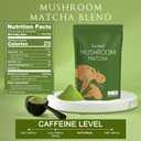 2 x Mushroom Matcha, Adaptogenic 6 Mushrooms Mix w/Japanese Matcha, Ceremonial Powder Blend with Lion's Mane, Reishi, Cordyceps & Shiitake for Energy, Focus & Immune Support, 30 Servings 1 Pack (EXP 07/01/27)