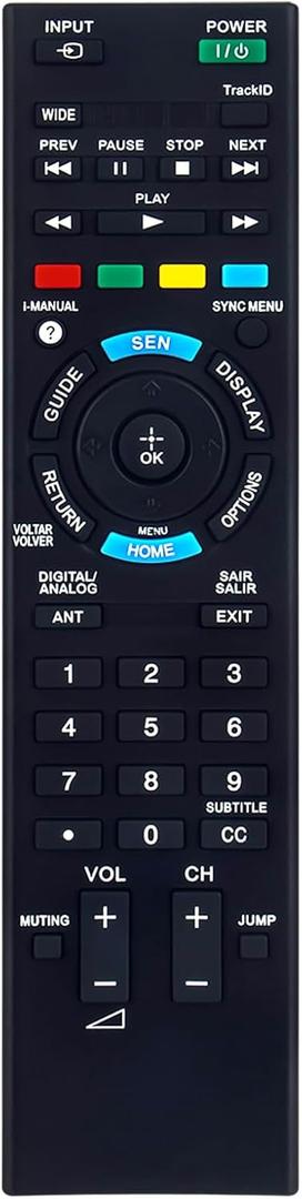 RM-YD079 Replace Remote Control fit for Sony Bravia LED TV KDL-26EX555 KDL-32EX555 KDL-32EX557 KDL-32EX655 KDL-32EX657 KDL-32NX655 KDL-40EX655 KDL-40EX657 KDL-40NX655 KDL-46EX655 KDL-46EX657 RM-ED050